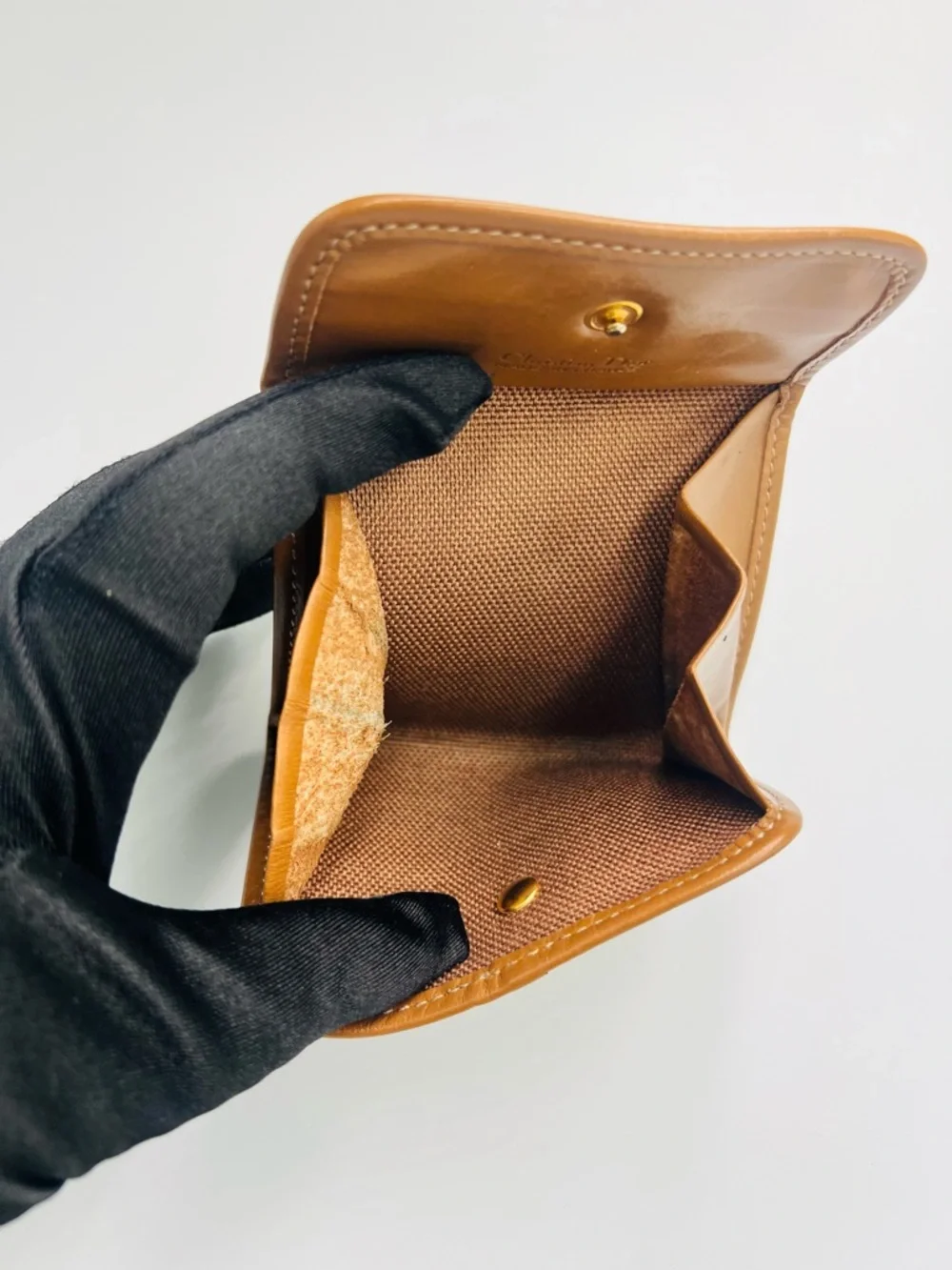 Christian Dior Honeycomb Coin Purse